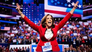 Kamala Harris at Democratic Convention